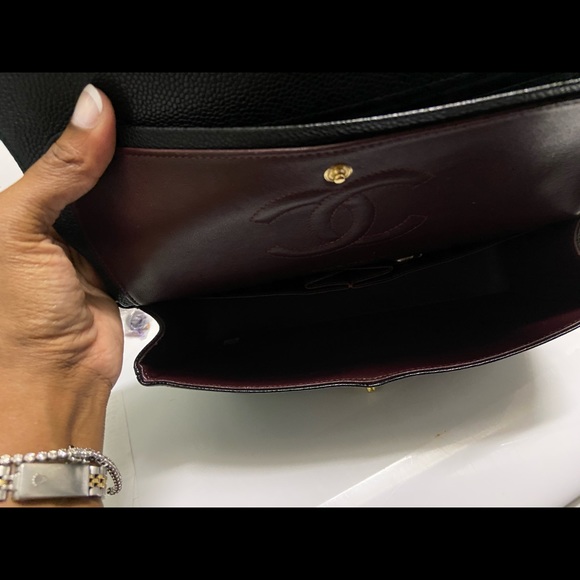 Classic Chanel Double Flap Black Caviar - Picture 11 of 11